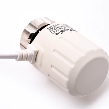 2/4 Cables Thermoelectric Thermal Wax Actuator 24V NC control heat system for Room Thermostat floor Heating  thermal actuat