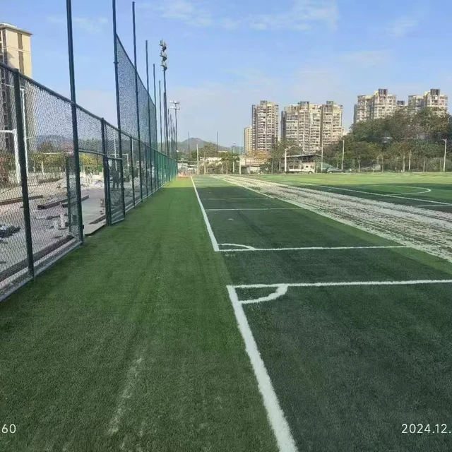 9-A-Side Cage Style Artificial Grass Turf 50mm Pile Height for Soccer Field for 9-a-side Football Ground