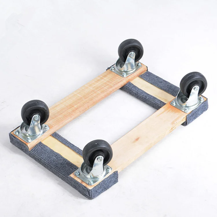 30"x18" New Listing High Quality Wood Fourwheel Furniture Dolly For
