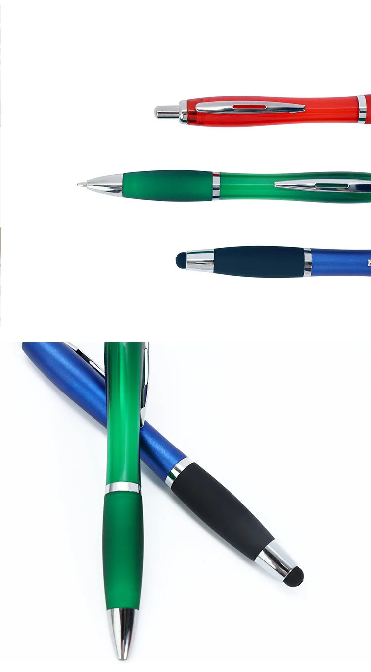 Custom Full-Color 1.0mm UV Printed Logo Ballpoint Pen Yellow Orange Sports Business Office Advertising Plastic for Gift