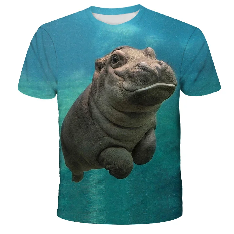Dissipation Refinery whether Hippo T-shirts With 3d Animal Print - Buy T-shirt With Halloween Ghost  Pattern,3d Sublimation Black Base T-shirt,T-shirts With 3d Animal Print  Product on Alibaba.com