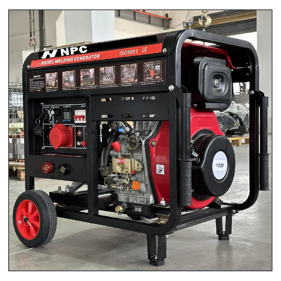 Npc Factory Sale 5kw 8kw Welder Generator Air-cooled Single Cylinder ...