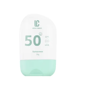 Organic Vegan SPF 50 PA+++ Moisturizing Cream 50ml Refreshing UV 7.5 Hour Sunscreen Vitamin E for Adults Targets Face & Body