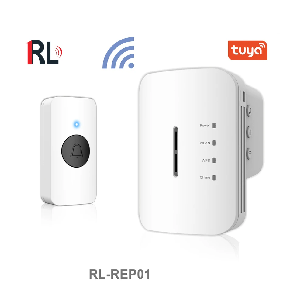 
 Беспроводной удлинитель Wi-Fi, 2,4 ГГц, с функцией звонка  