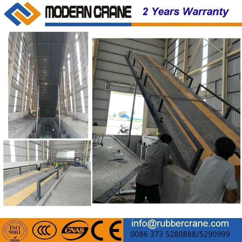 Modern Crane MC 100T Hydraulic Truck Tipping Platform 25Mx3M Table ISO/CE Certified Made in China