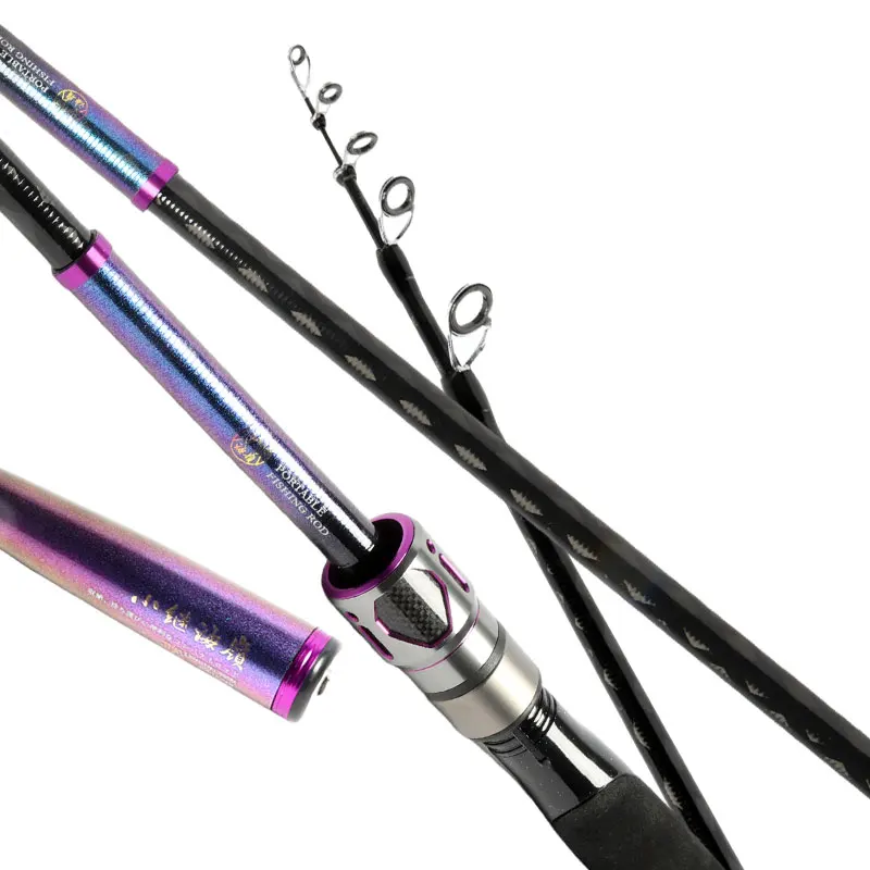 オフショアロッド 紫色 ラバーグリップ【RYOBI】 RYOBI Light Cast Lure Fishing Rod - 1.8m Spinning Version