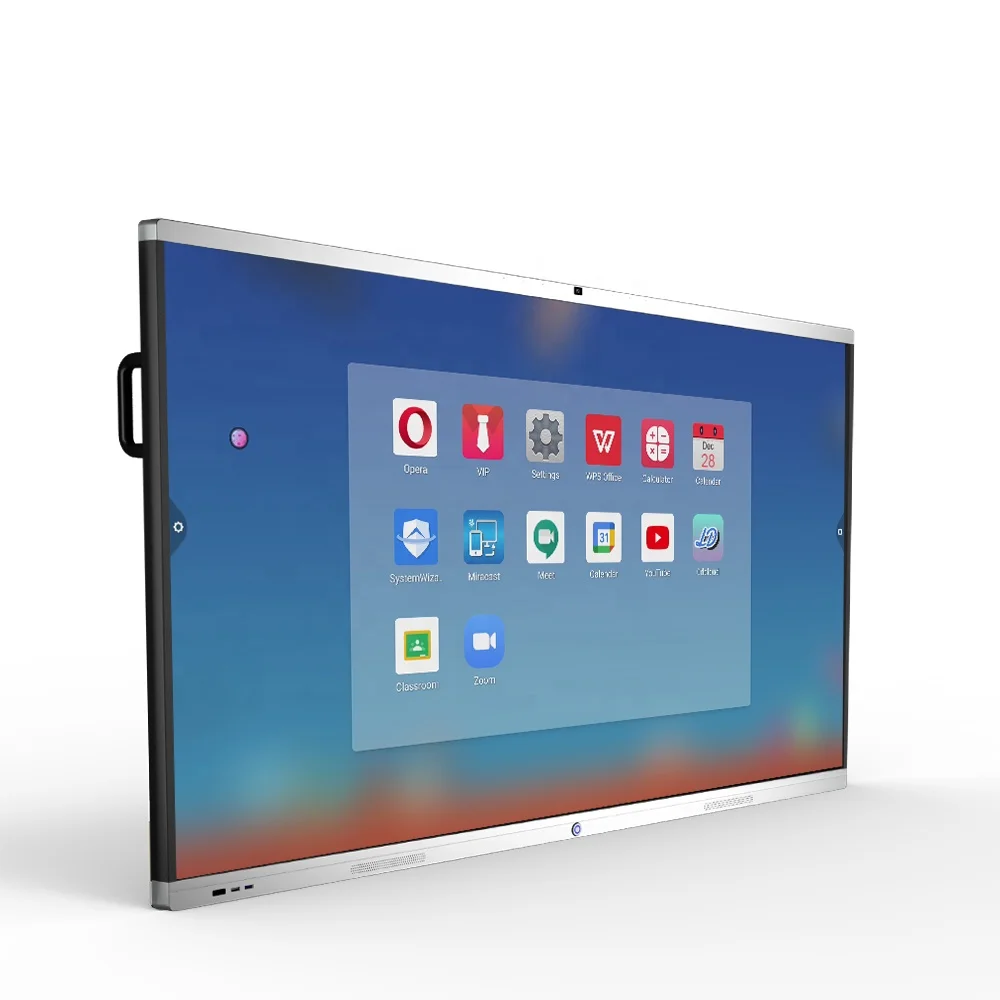 Android 11 Win10 Dual System Led Whiteboard Interactive Whiteboard Display Electronic White Board Smart Board for Classroom