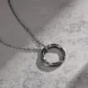 Vintage colored pendant Chain not included
