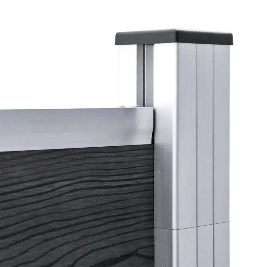 High Quality Post Decorating Round Flange Aluminum Fence Post Aluminum Fence Profile
