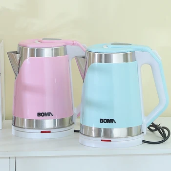 BOMA Hot sales Household 2.3L PB+ SS electric plastic kettle double layer  water kettle two color available good quality