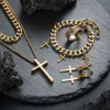 4 pcs gold set