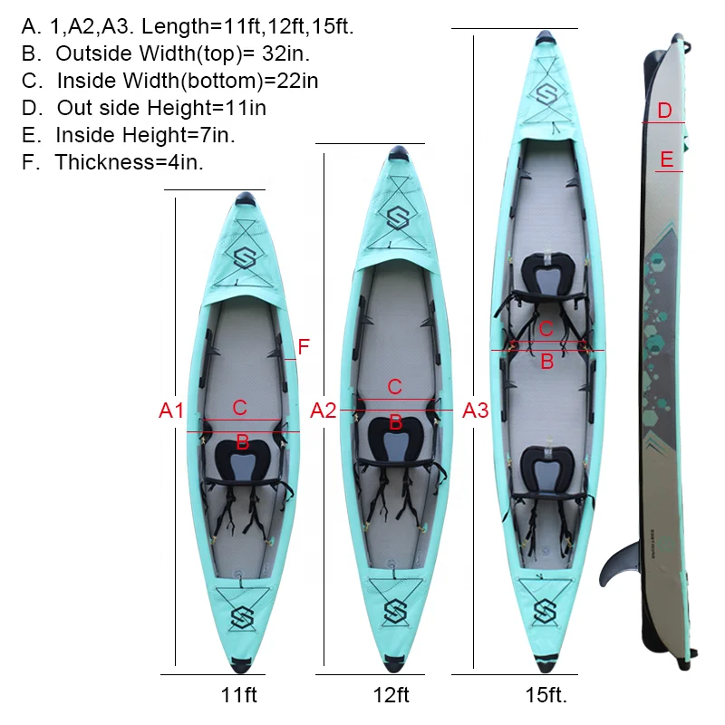 Intex Excursion Pro Inflatable Pathfinde Kayak-Drifting Ready PVC+Drop Stitch Lakes & Rivers Use