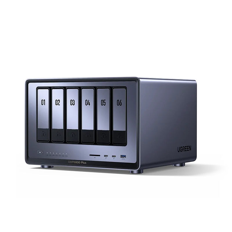UGREEN DXP6800 Plus 6-Bay NAS with Intel 8505 CPU & 8GB RAM