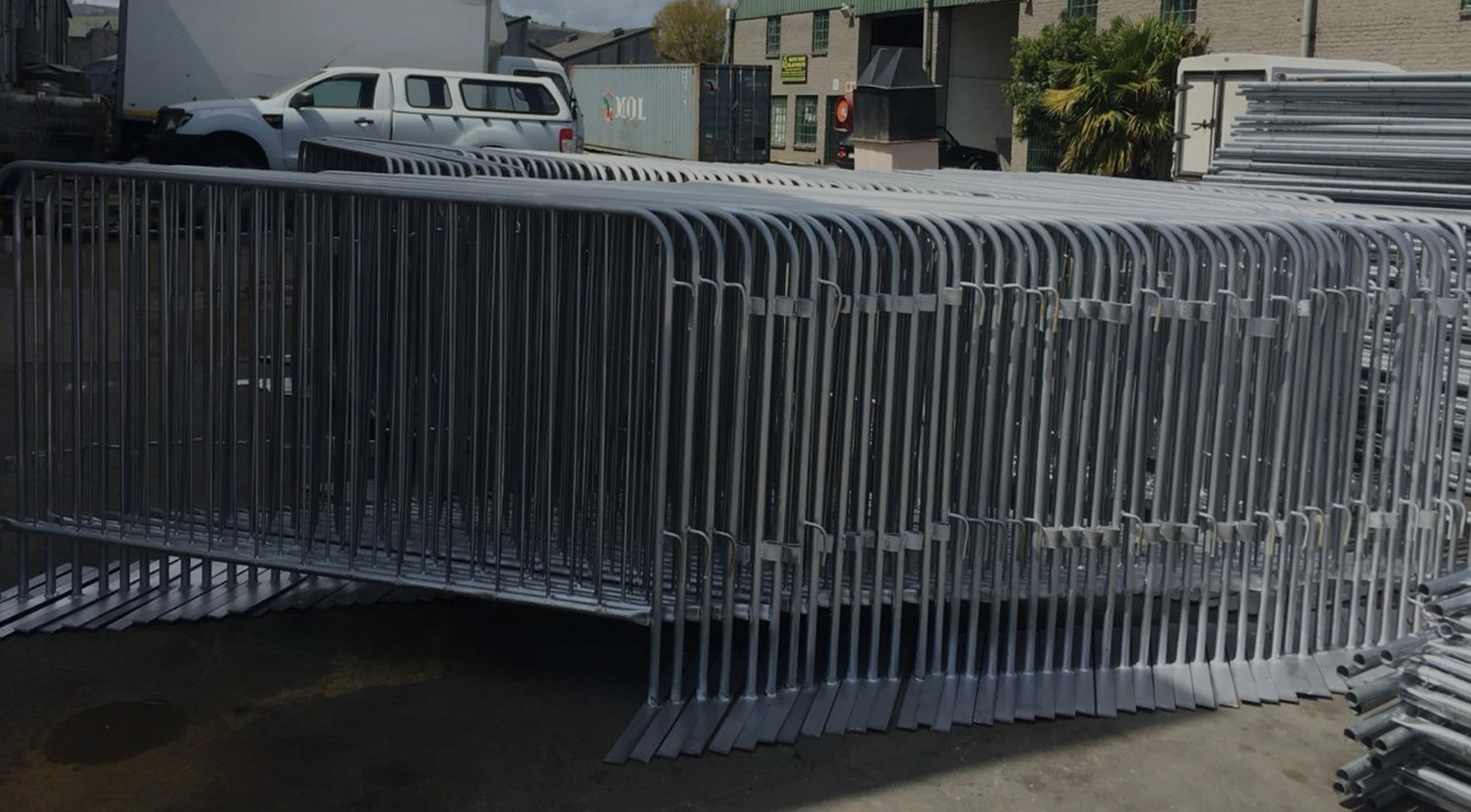 Temporary Pedestrian Removable Galvanized Crowd Control Barricade Fence for Cycling Race Gathering