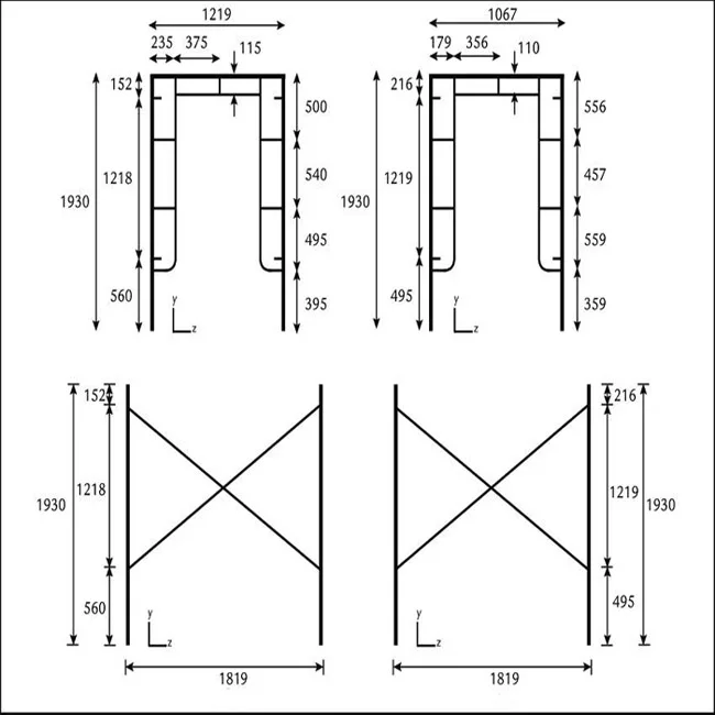 Standard Scaffolding Walk Thru Frame Shoring Frame Scaffolding For Sale ...