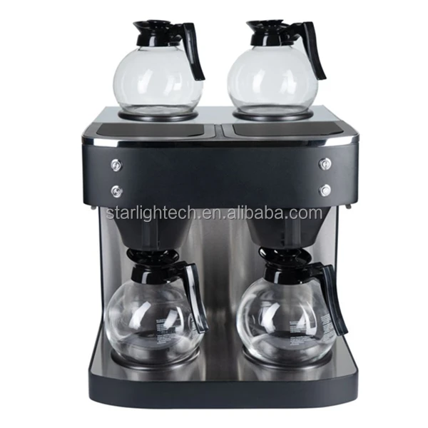 2022 New Launch Plastic Double Coffee Brewer Commercial Equipment For