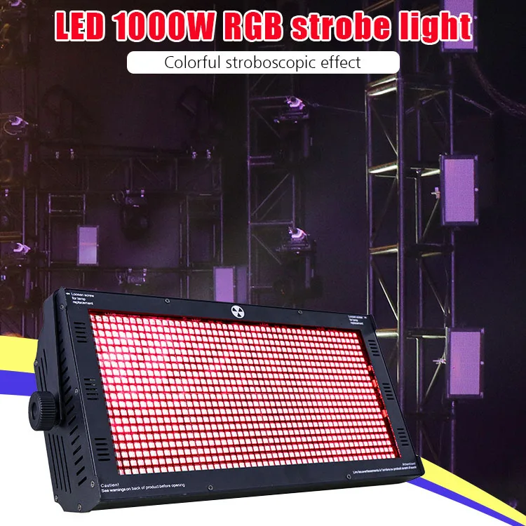 Lumière Stroboscopique DJ Atomic 1000W RGB+W Avec Lavage Et Flash - DMX