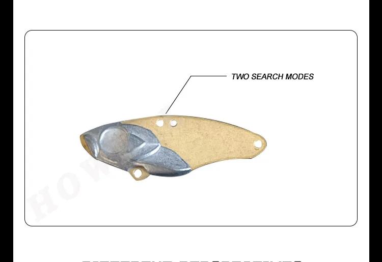 Unpainted Fishing Sinking Copper Vibration Baits Blade 5g 7g 11g 14g