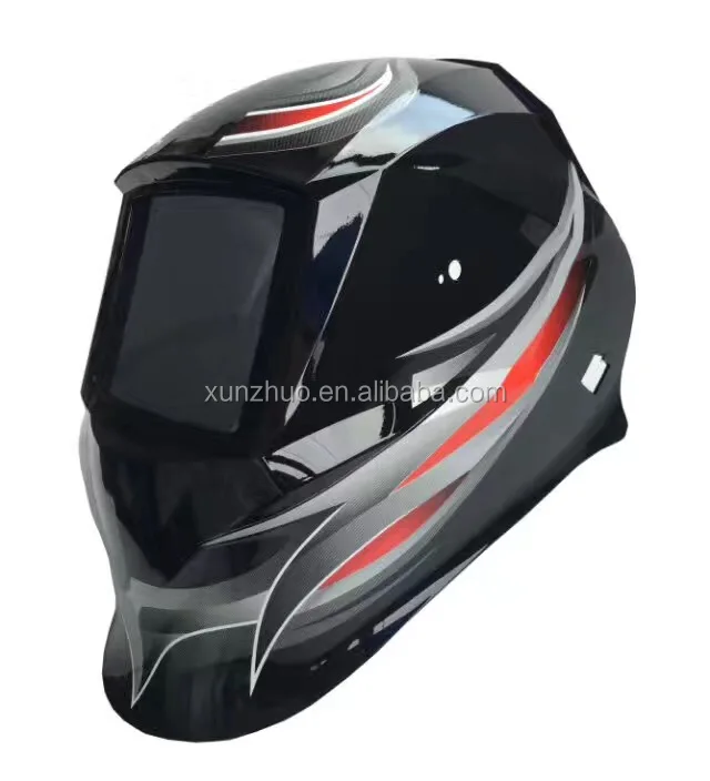 Welding Helmet 4C Lens Technology Solar Power Auto Darkening Hood True Color LCD Welder Mask Ultra Large Viewing Area Breathable