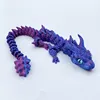 23.5cm red and blue ceratopsian
