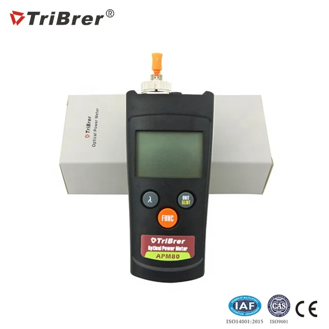 TriBrer Mini Optical Fiber Optic Light Source Power Meter Price with Auto Power Off
