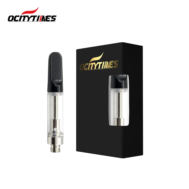 510 thread ceramic coil empty 0.5ml 1ml all glass cartridge custom logo CBD oil vaporizer cartridges