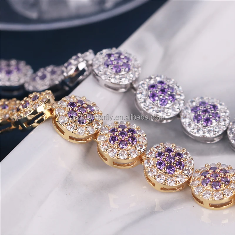 Myriad 18K Gold-Plated Silver and Cubic Zirconia Bracelet main image 0