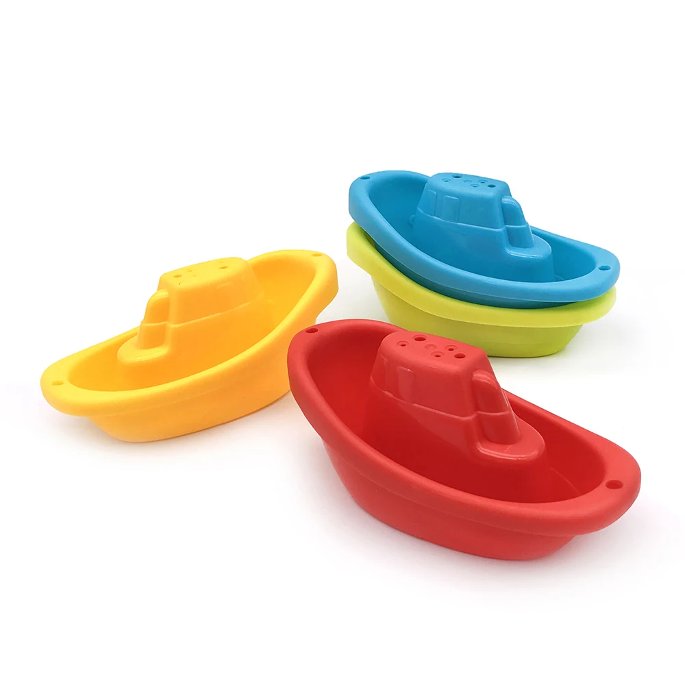2020 г., Гуандун, Детская развивающая мини-ванна для обучения детей, Набор для игры, пластиковая Штабелируемая чашка, лодка, игрушки для ванной