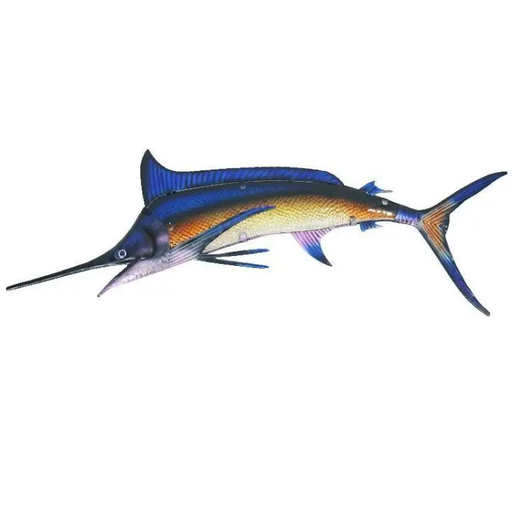  Liffy Metal Colorful Glass Tuna Wall Art Hanging  For  Or Yard