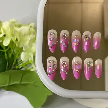 High Quality 24pcs Full Cover Press On Nails For Women beauty products