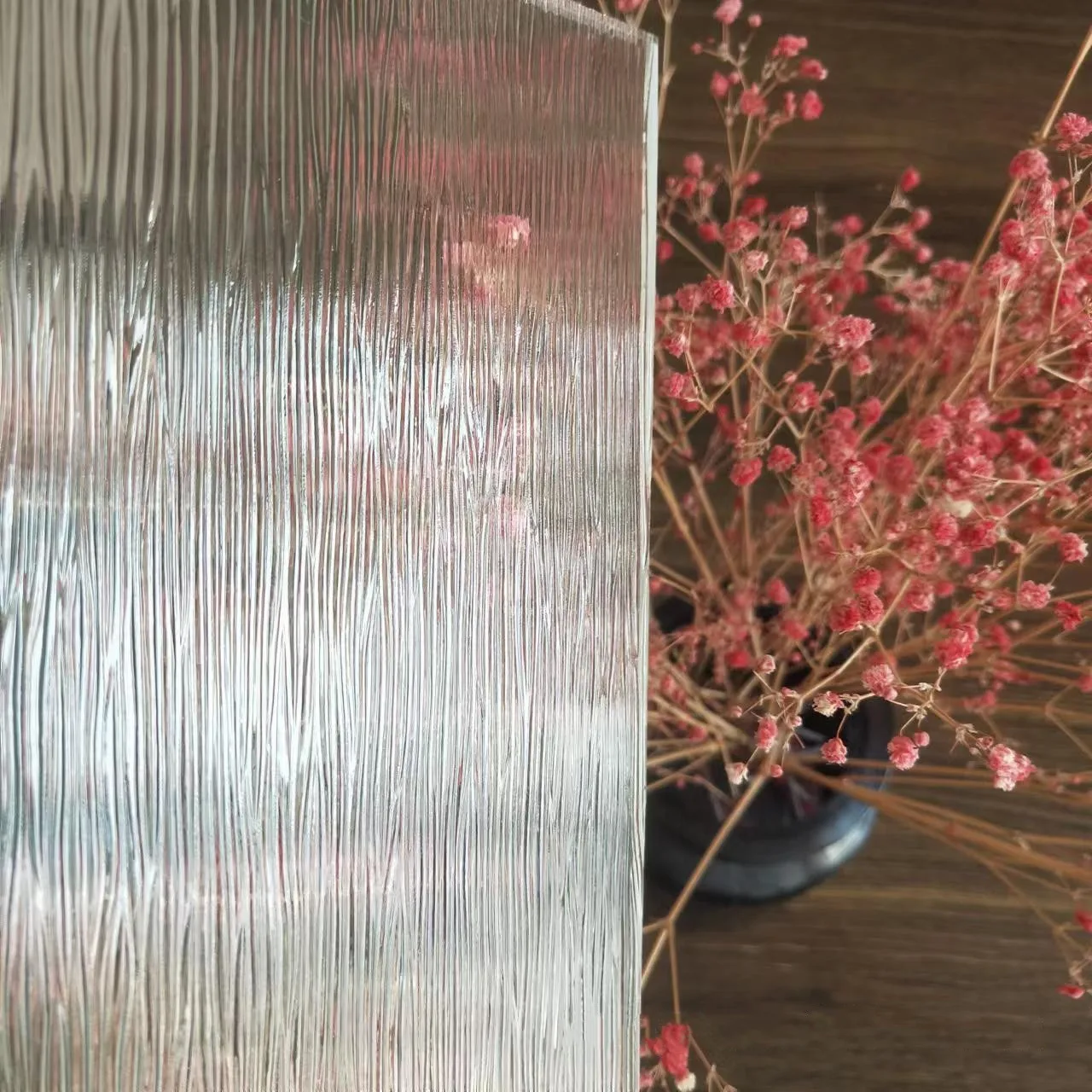 Mu Wen Glass Embossed Art - Durable & Clear Tempered Glass