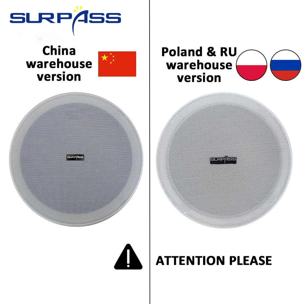 CR615 SURPASS  Surround Sound Speakers System 6inch Ceiling Loudspeakers 8Ohm Roof Speakers