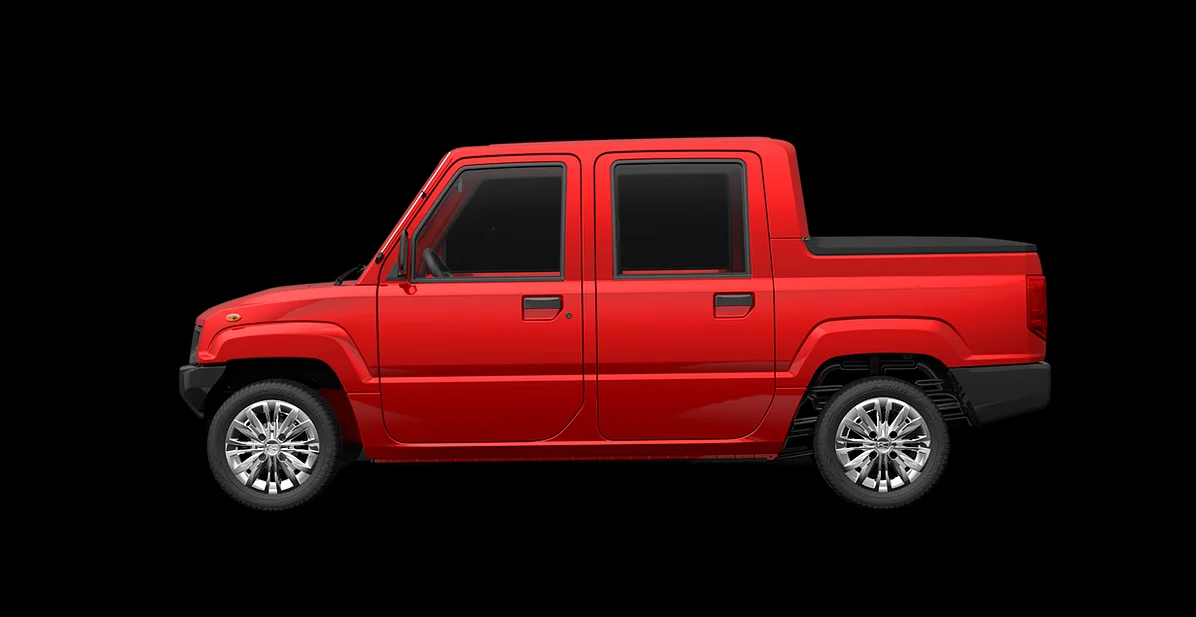 72 в 4 кВт 4-дверный двухрядный электрический автомобиль мини-грузовик пикап пассажирский Электрический автомобиль