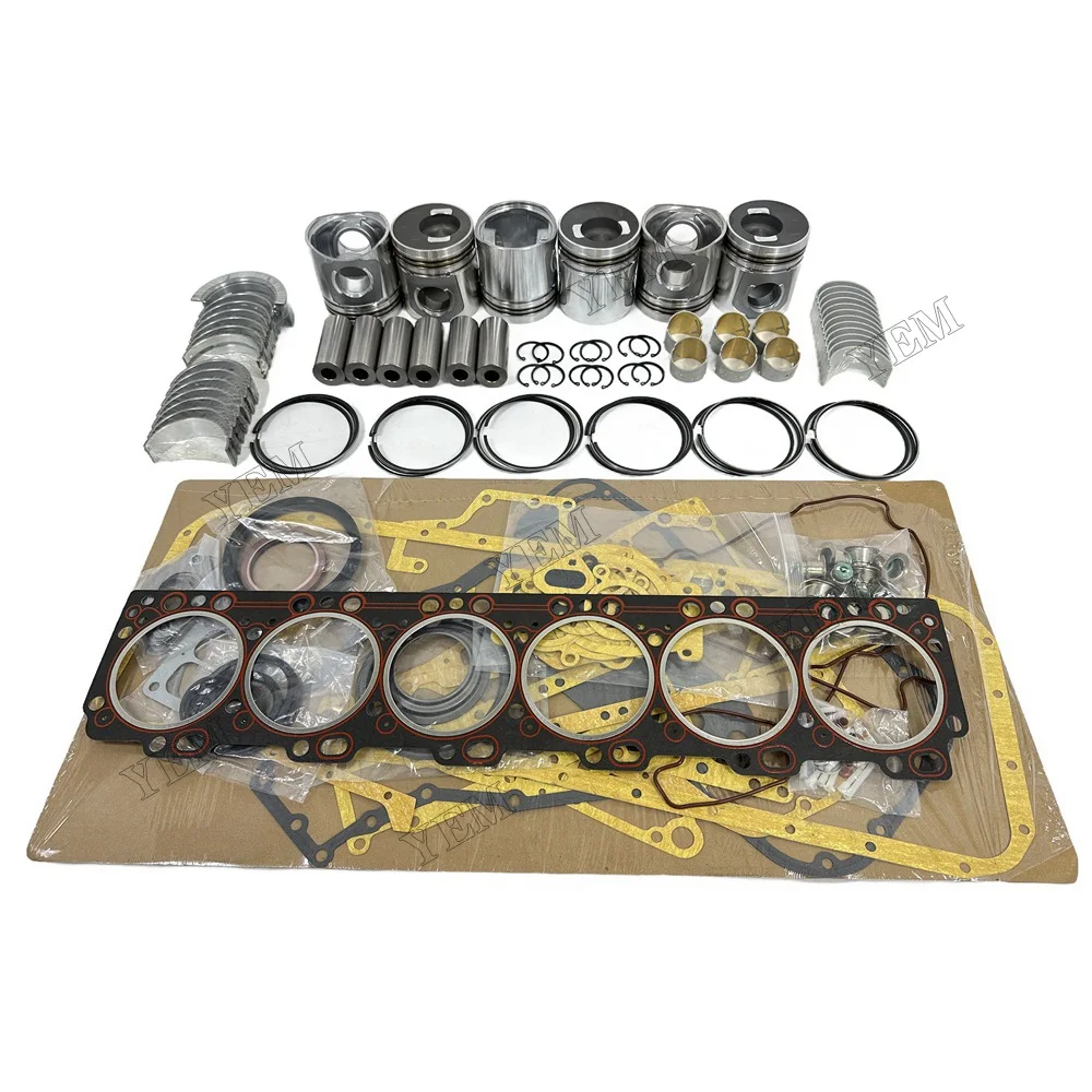 Engine Rebuild Kit With Piston Ring Cylinder Gaskets Bearings Fit for 6CT Engine Parts 5
