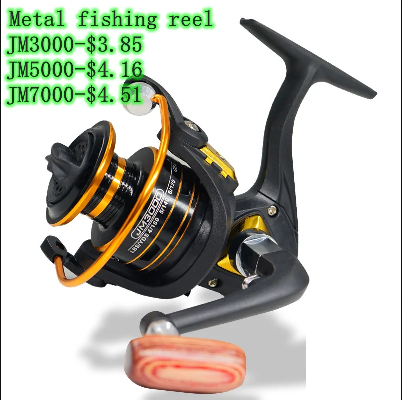 Cast Metal Fishing Reel 3000/5000/7000 Rotating Spinning Reels Left-Handed Right Hand Fly Fishing in Rivers Surf Reel Cast Metal Fishing Reel 3000/5000/7000 Rotating Spinning Reels Left-Handed Right Hand Fly Fishing in Rivers Surf Reel