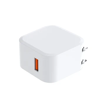 White American standard A-port fishtail charger 12W 5V2.4A suitable for Apple phone peripheral charger