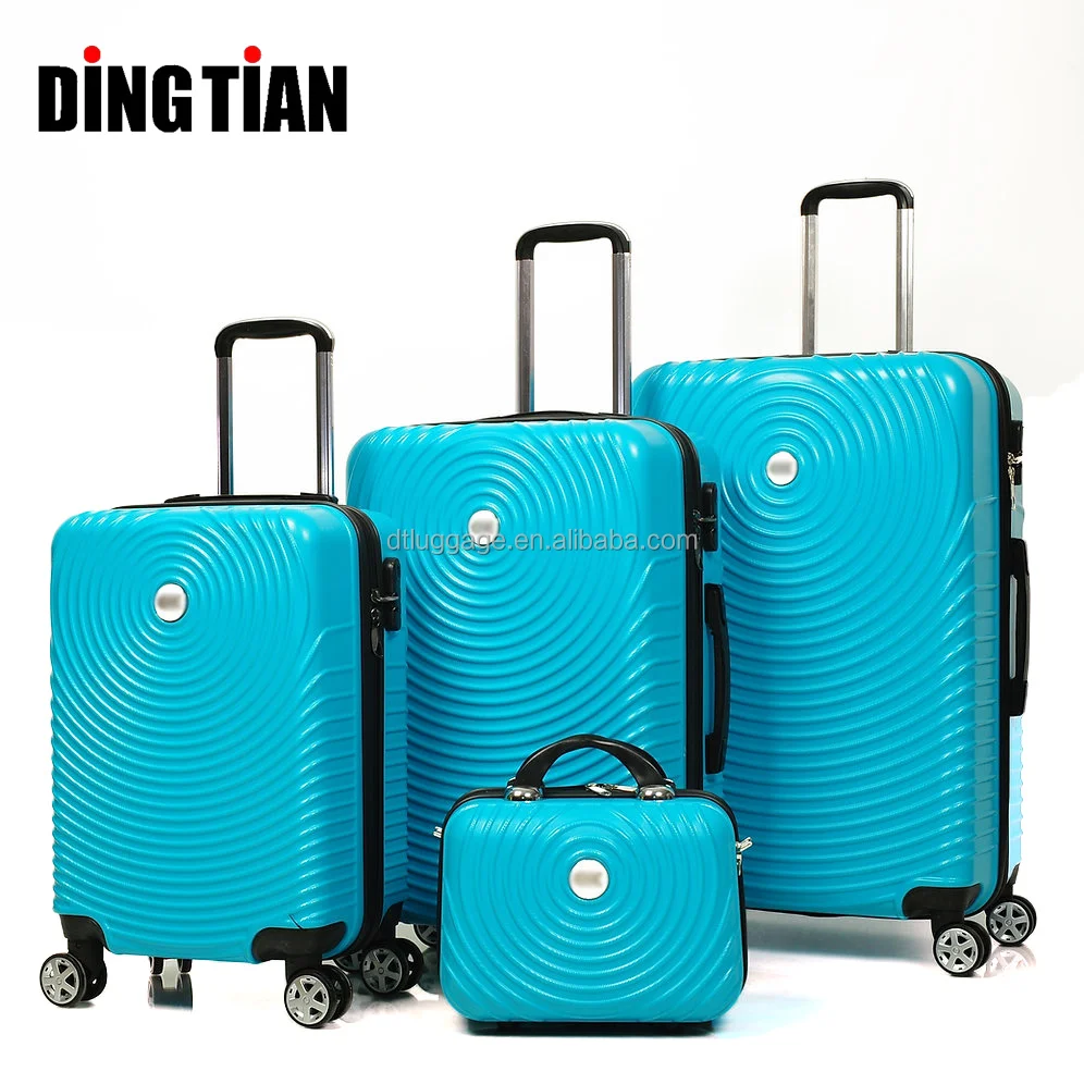 Travel Trolley Luggage With High Quality Abs/pc Hard Shell Luggage Set