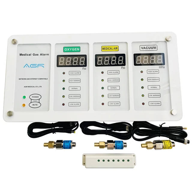 LED Medical Gas Alarm System for Hospital Gas Pipeline System Touch Medical Gas Systems