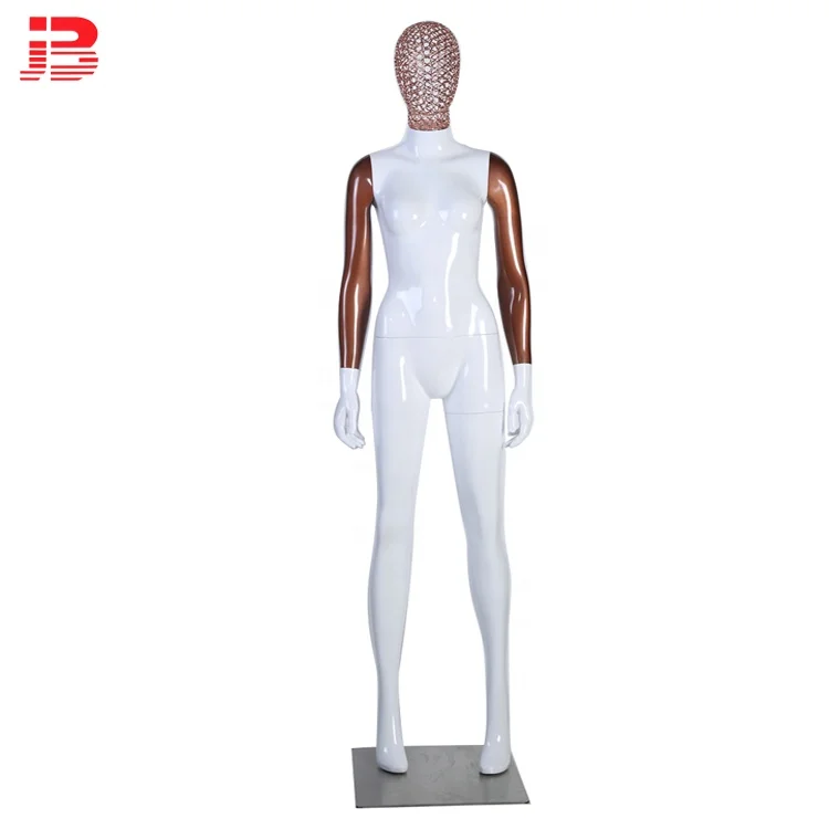 Fashion male mannequin with iron wire head