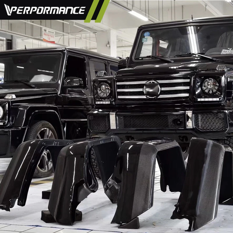 Carbon Fiber Wide Fender Flares for Mercedes Benz G Class W463 G63