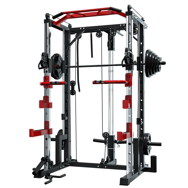 Commercial home use fitness equipment Functional Trainer Smith Machine Squat Rack All in one Multi functional machine