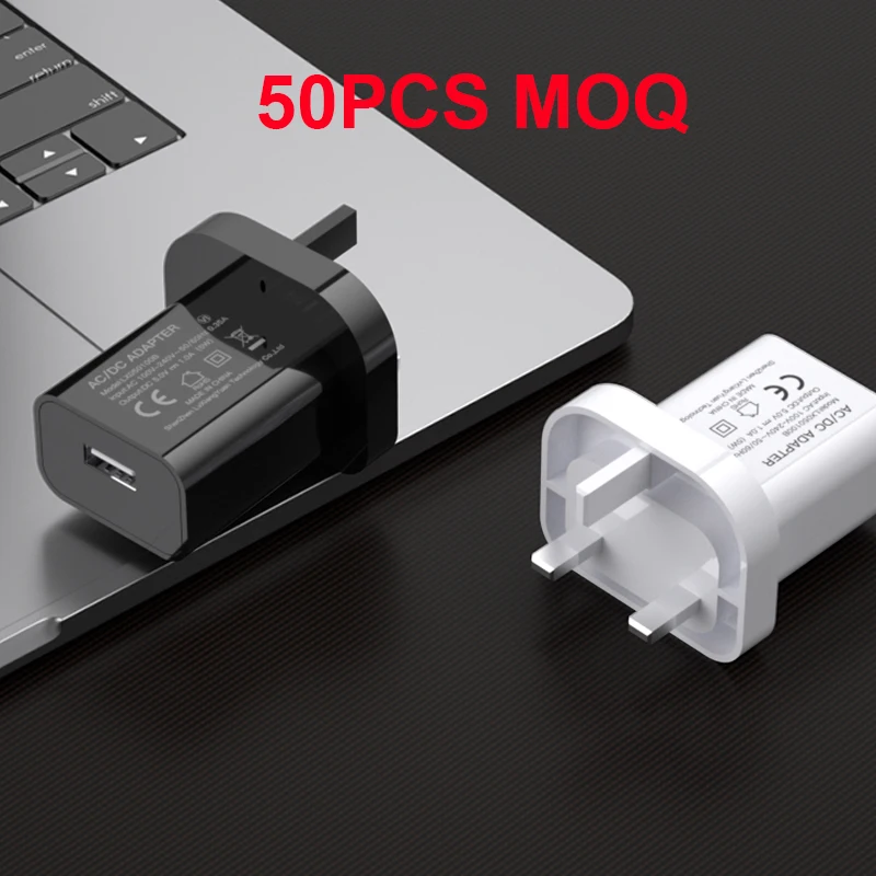 Multifunction Chargers Fast 5V 1A UK Plug Wall Charger 5w 5 Volt 1 Amp Wall Usb Charger for Android Samsung iPhone Phones