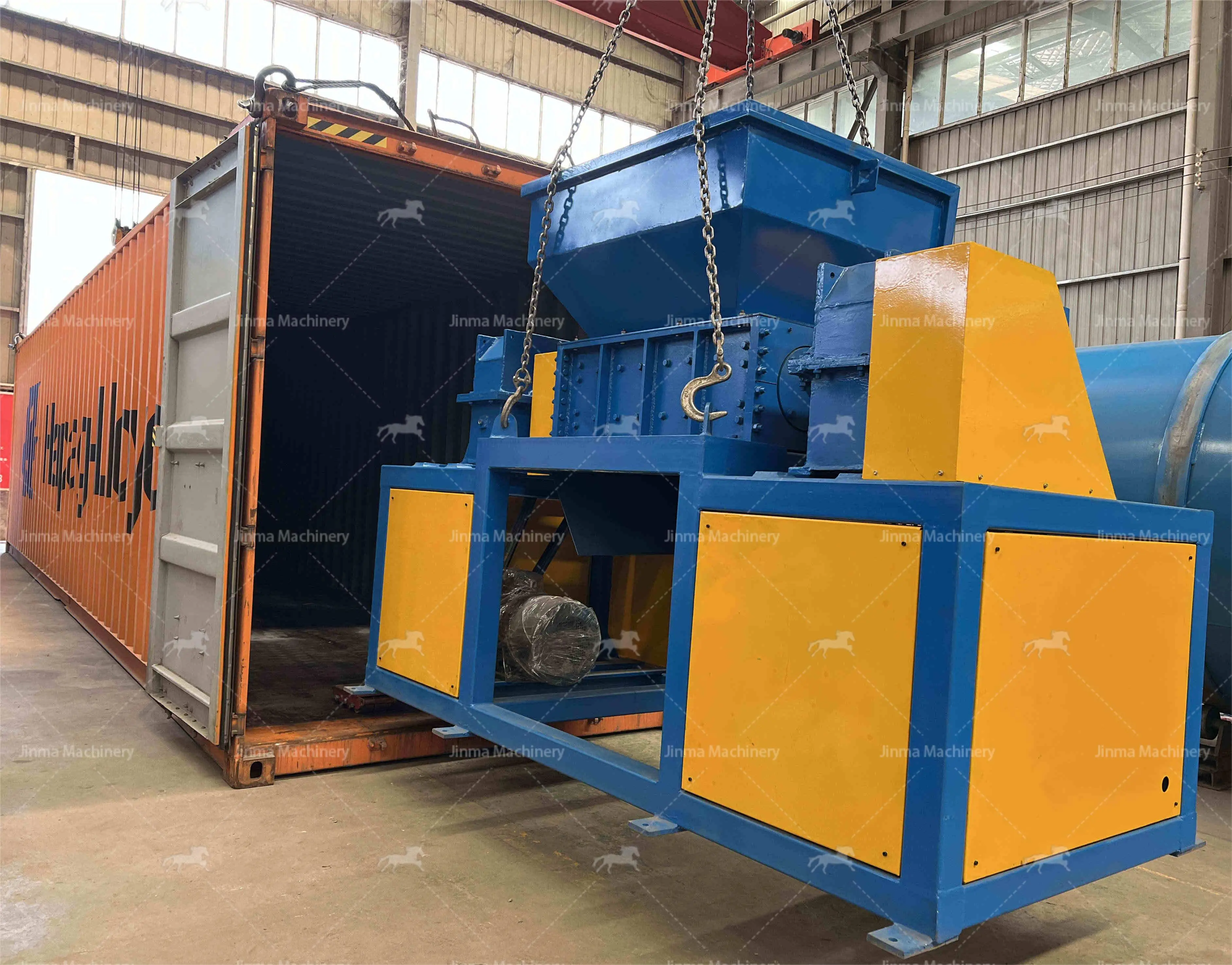 Solid Waste Shredder Machine Waste Material Shredder Kitchen Waste