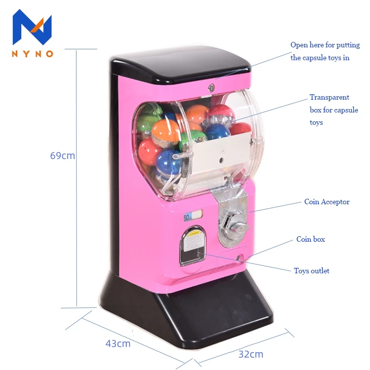 Japan Classic Coin Operated Gacha Machine - Capsule