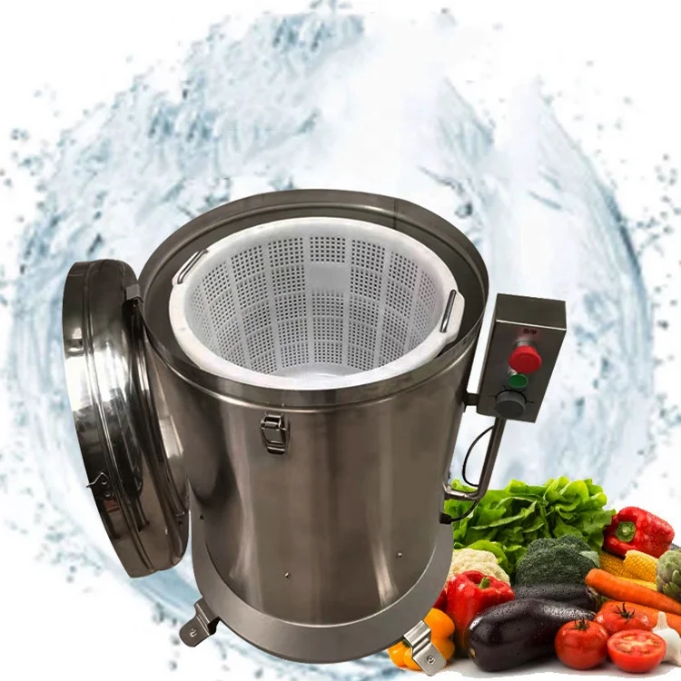 Potato Chips Centrifugal Dehydrating Machine Salad Rotating Centrifugal Vegetable Dewatering Machine