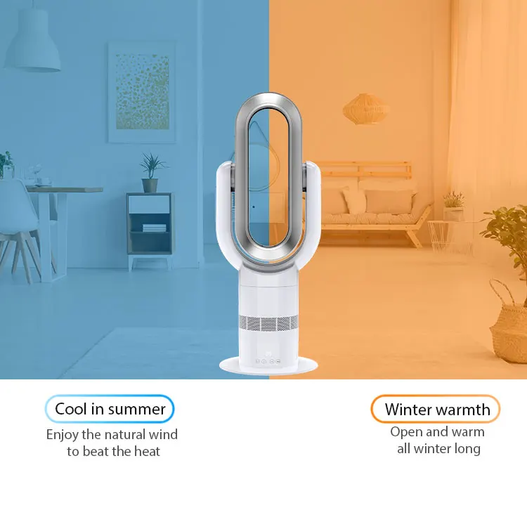 Q8Pro Heat and Cool Tower Fan Without Blades Intelligent ABS 