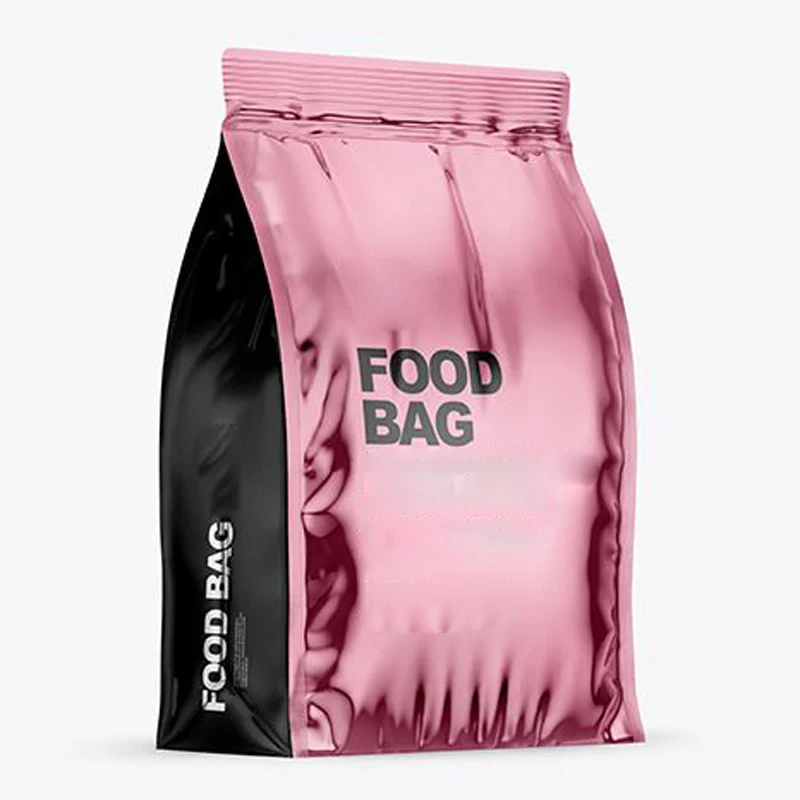 Digital Printing Custom Printed Side Gusset Pouch with Valve And Zipper Flat Bottom 250gr 500g Coffee Bean Snack Food Mylar Bag