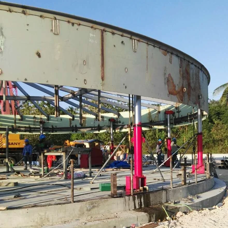 Низкая цена, автоматическая система гидравлического домкрата PLC для оборудования для строительства резервуаров, есть в наличии