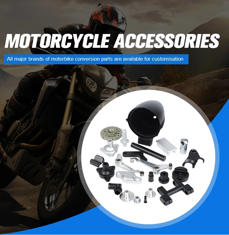 Customized Metal Motorcycle Spare Parts And Accessories Milling Spare ...