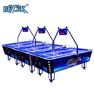Cheap Coin Operated Metal Air Hockey Table Lottery Ticket Games Sport Machine Earn Money Pusher